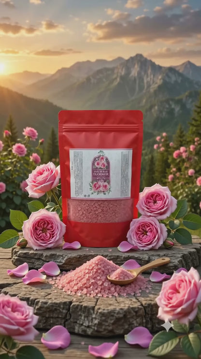 [4 kg] Sare De Baie cu Petale de Trandafir