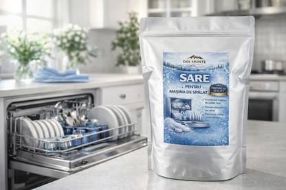 Sare Premium pentru Masina de Spalat Vase | Protectie Anticalcar
